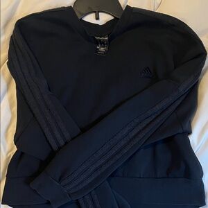 Adidas Black Crewneck Sweater